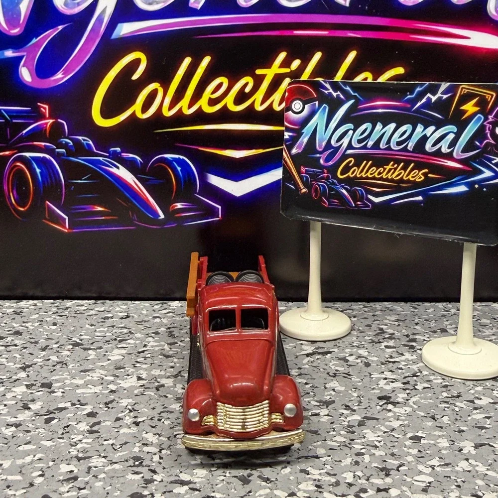 High Speed 1948 Task Master No. 1 Fire Dept Truck Diecast Red 1:64 Model 434